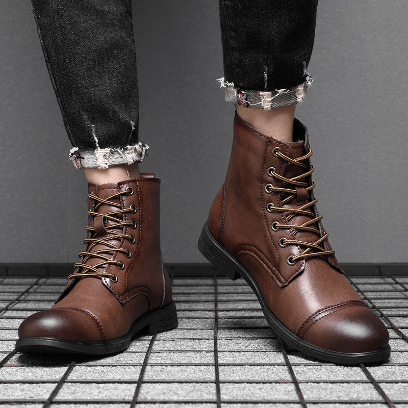 Stiefel Herren | Klassische Form mit Einheitlicher Sohle