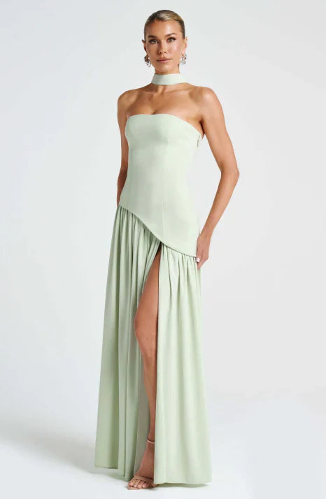 Damen Kleid | Maxi-Länge mit sachlicher Silhouette