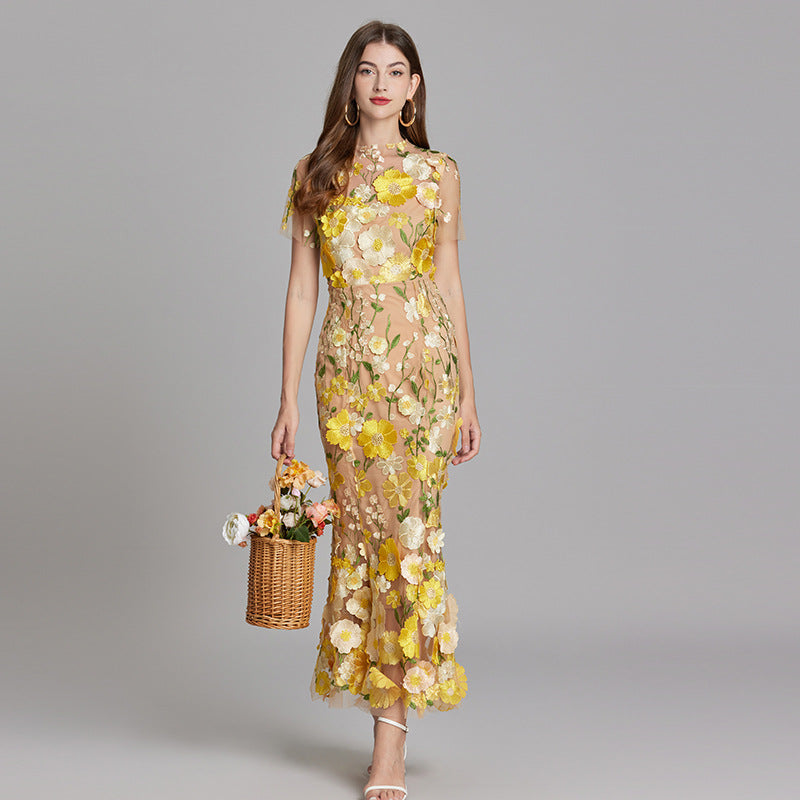Damenkleid | Ärmellose Maxi-Ausführung