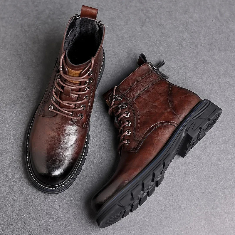 Herren Outdoor Stiefel | Robuste Laufsohle mit Knöchelrand
