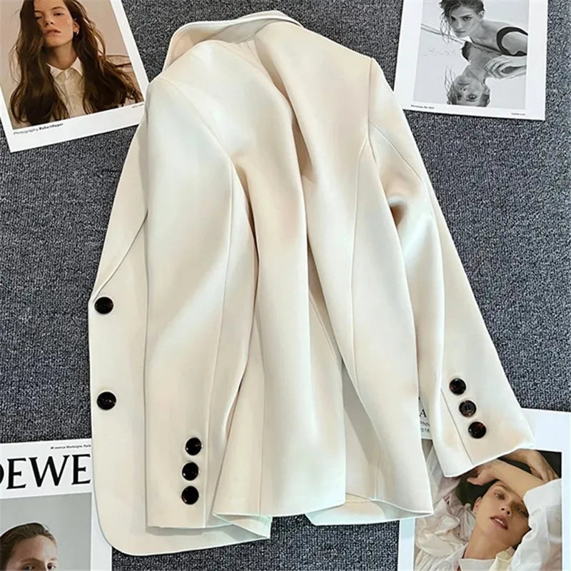 Damen Blazer | Doppelknopf mit Reverskragen und Taschen