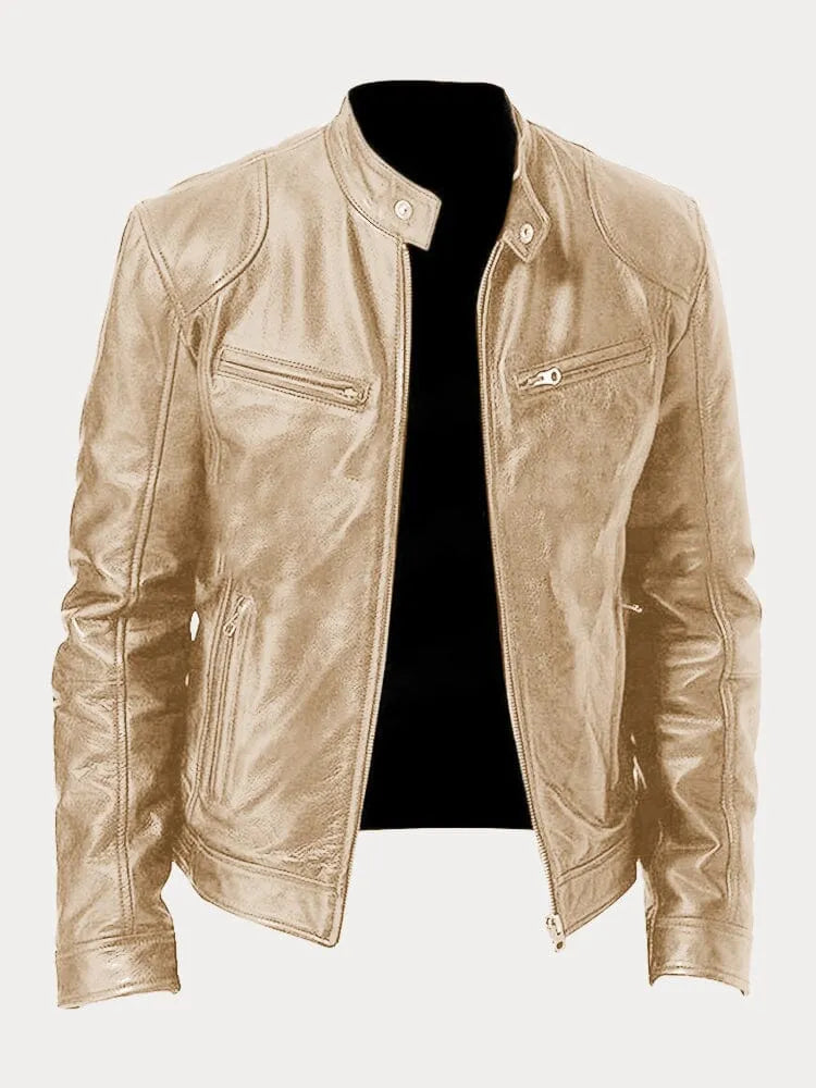 Jacke Herren | Stehkragen mit Reißverschlusstaschen