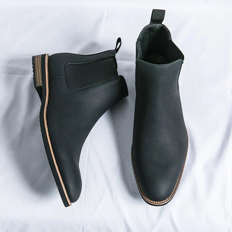 Stiefelette Herren | Elastikeinsatz mit Zuglasche