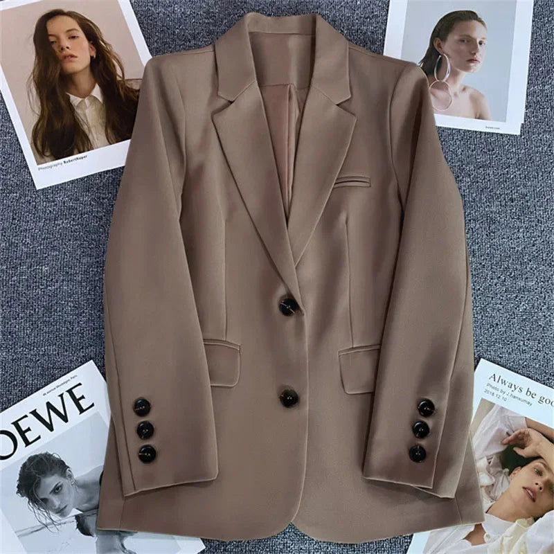 Damen Blazer | Doppelknopf mit Reverskragen und Taschen