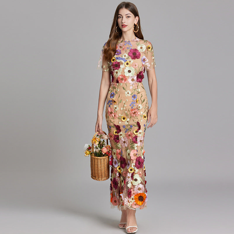 Damenkleid | Ärmellose Maxi-Ausführung
