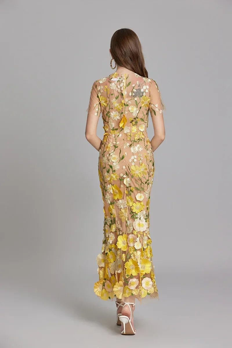 Damenkleid | Ärmellose Maxi-Ausführung