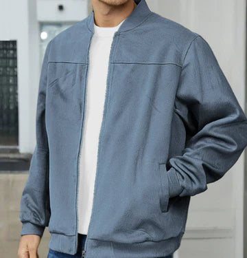 Herren Jacke | Kurzschnitt mit Bündchen und Reißverschluss