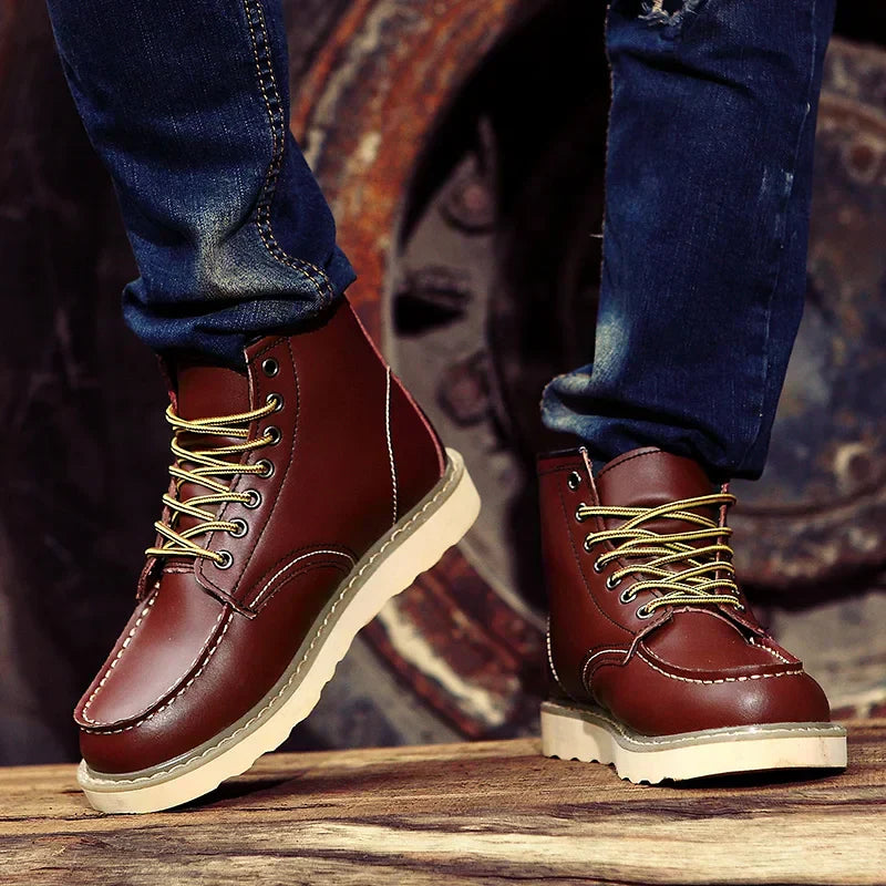Herren Schuhe | Knöchelhoher Schnitt mit Schnürung vorne