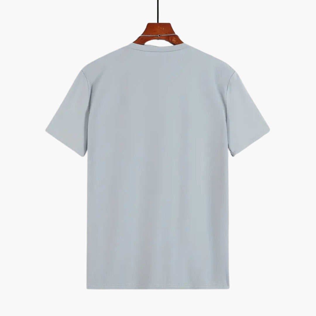Kurzarmshirt Herren | Rundhalsausschnitt mit geradem Schnitt