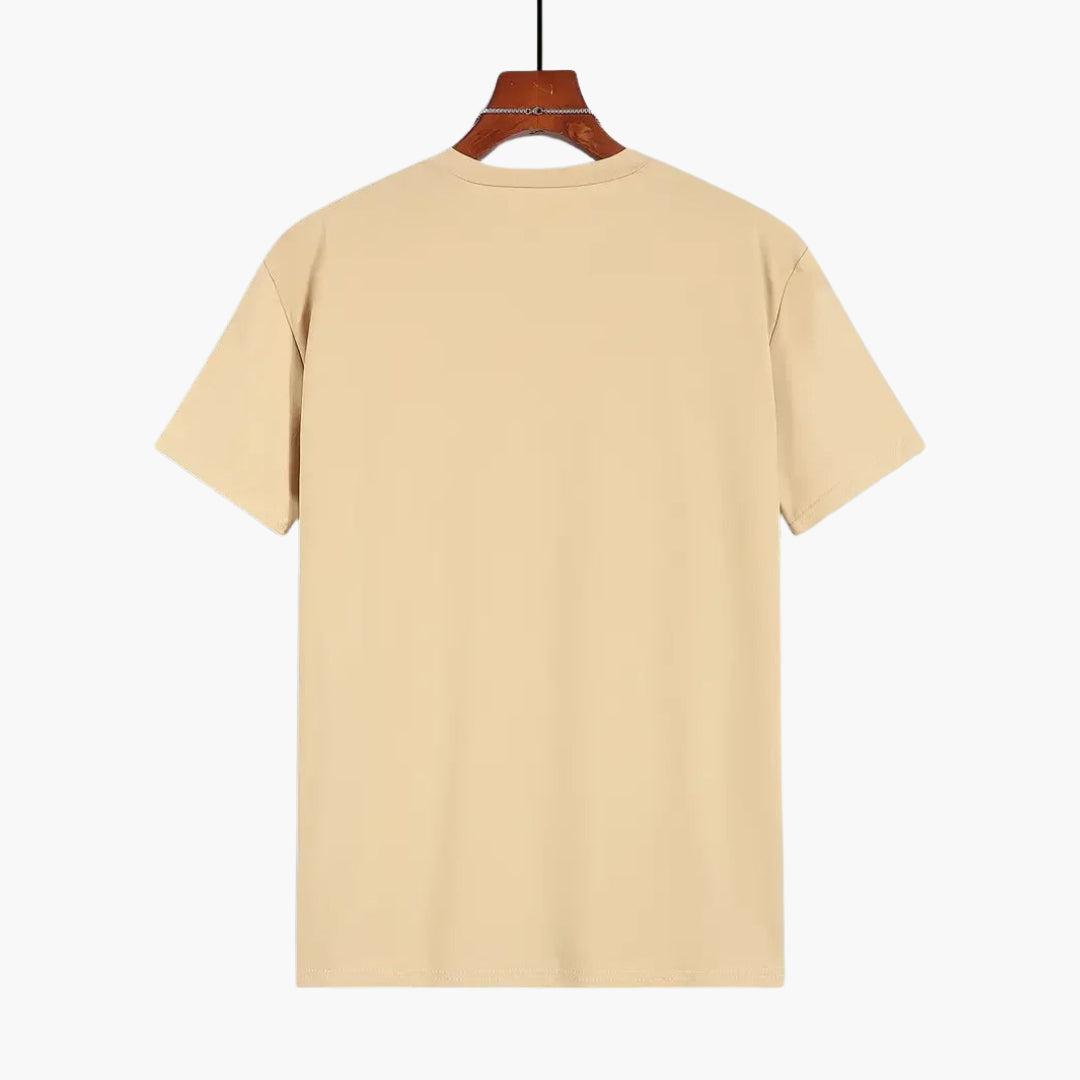 Kurzarmshirt Herren | Rundhalsausschnitt mit geradem Schnitt