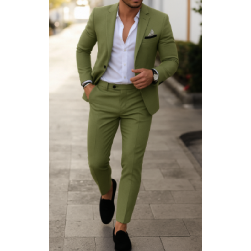 Herren Anzug | zweiteiliges Set mit klarer Linienführung