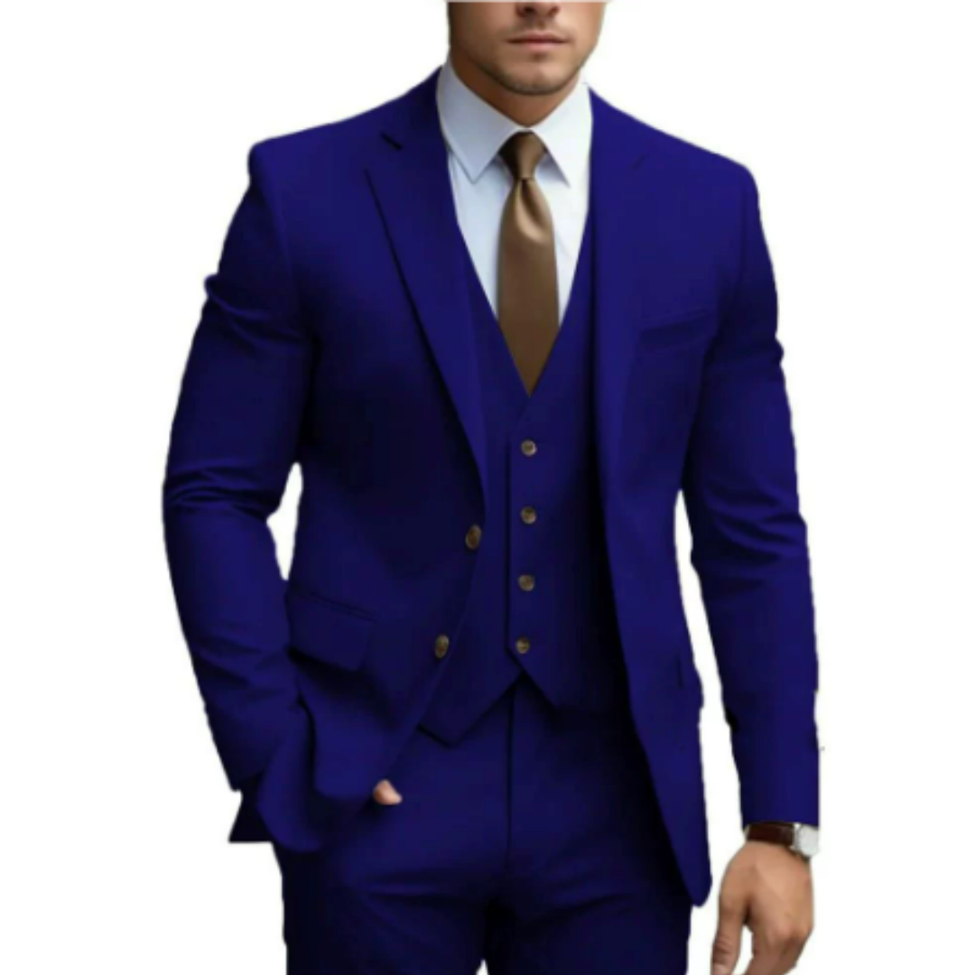 Herrenset | Dreiteiliger Anzug mit klassischer Jacke