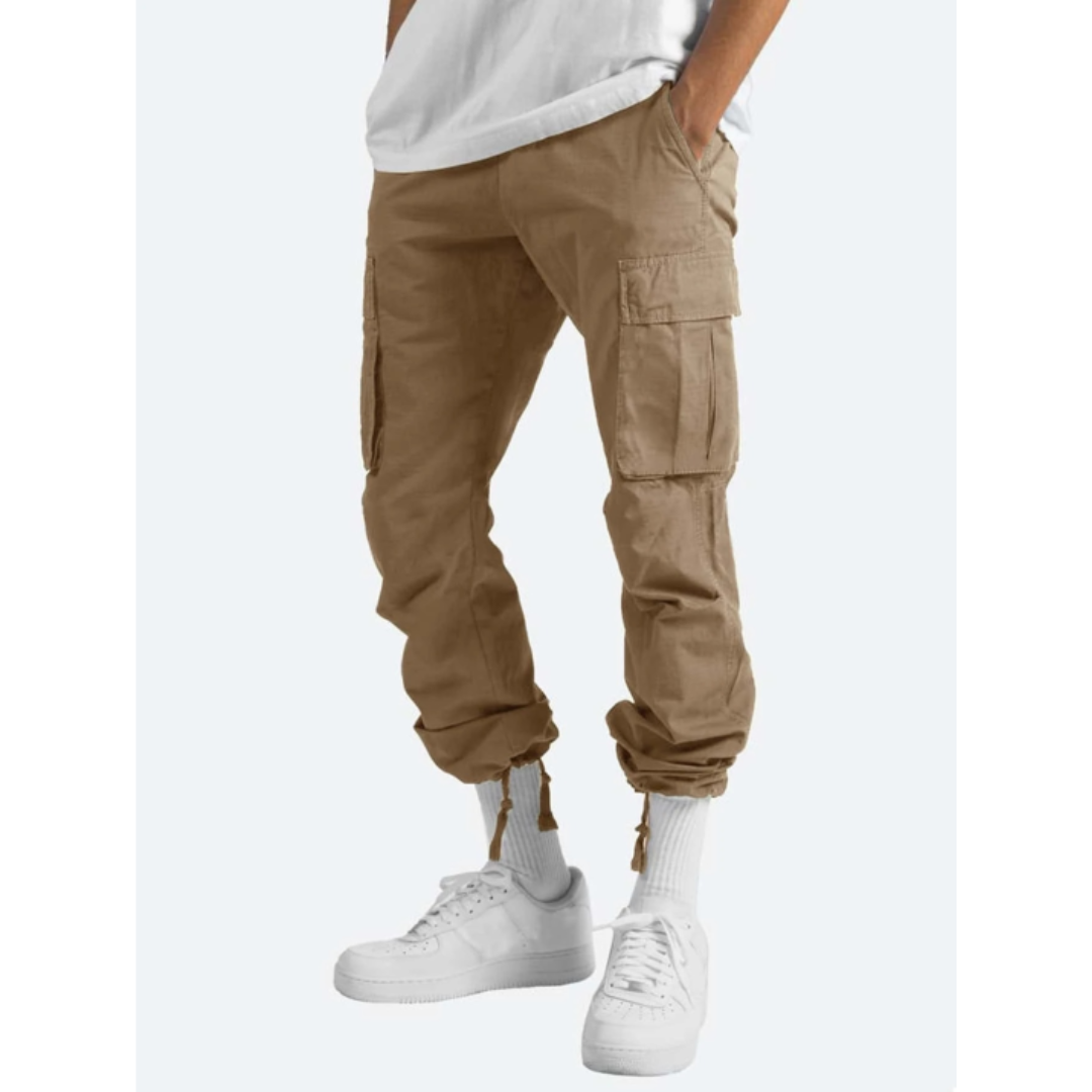 Hose Herren | Cargo Taschen mit geradem Bein