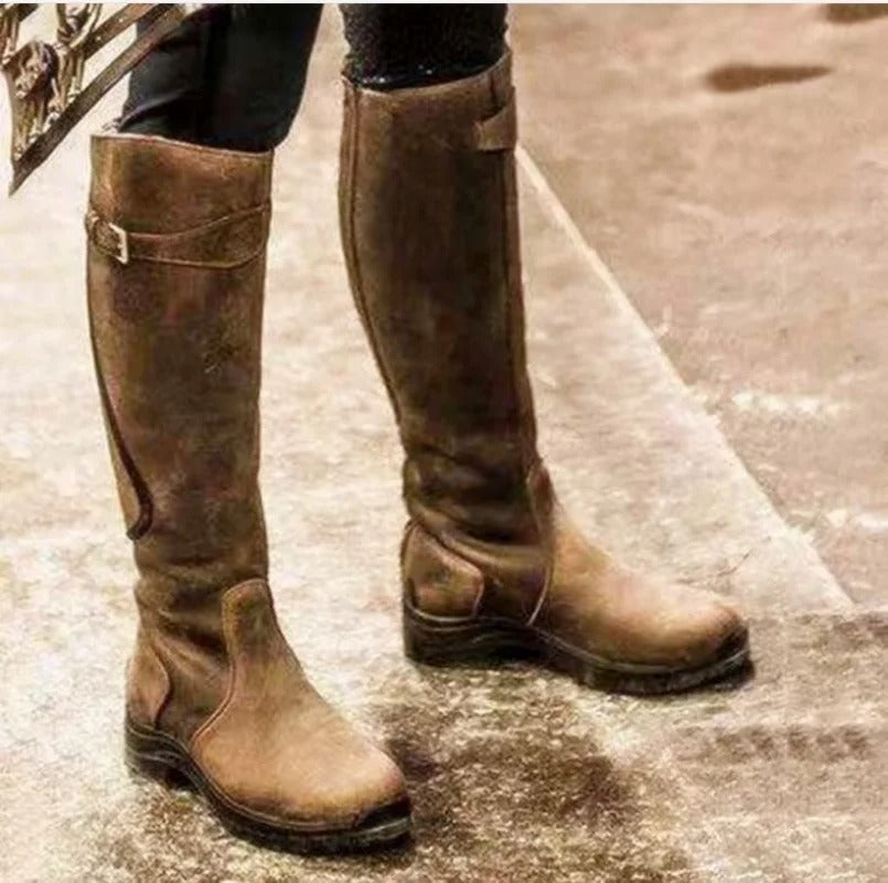 Stiefel Damen | Hoher Schaft mit glatter Form