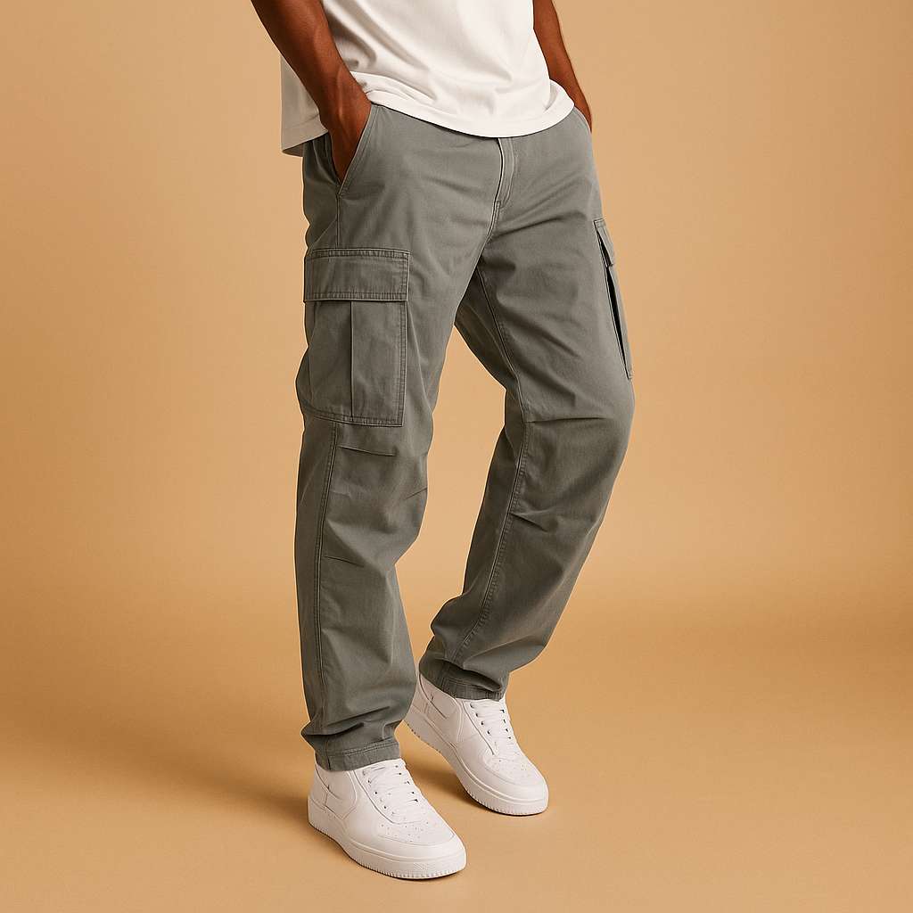 Herren Cargo Hose | reguläre Passform mit seitlichen Taschen