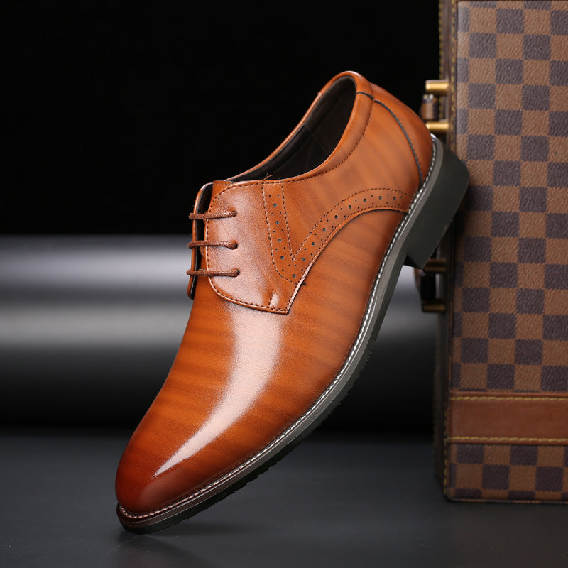Herren Schuhe | Offene Schnürung mit glatter Vorderpartie