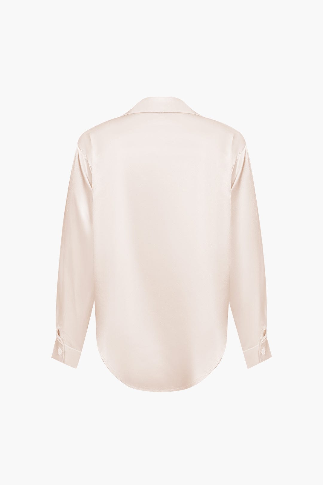 Damen Bluse | Langarm mit Kragen und Frontbindung