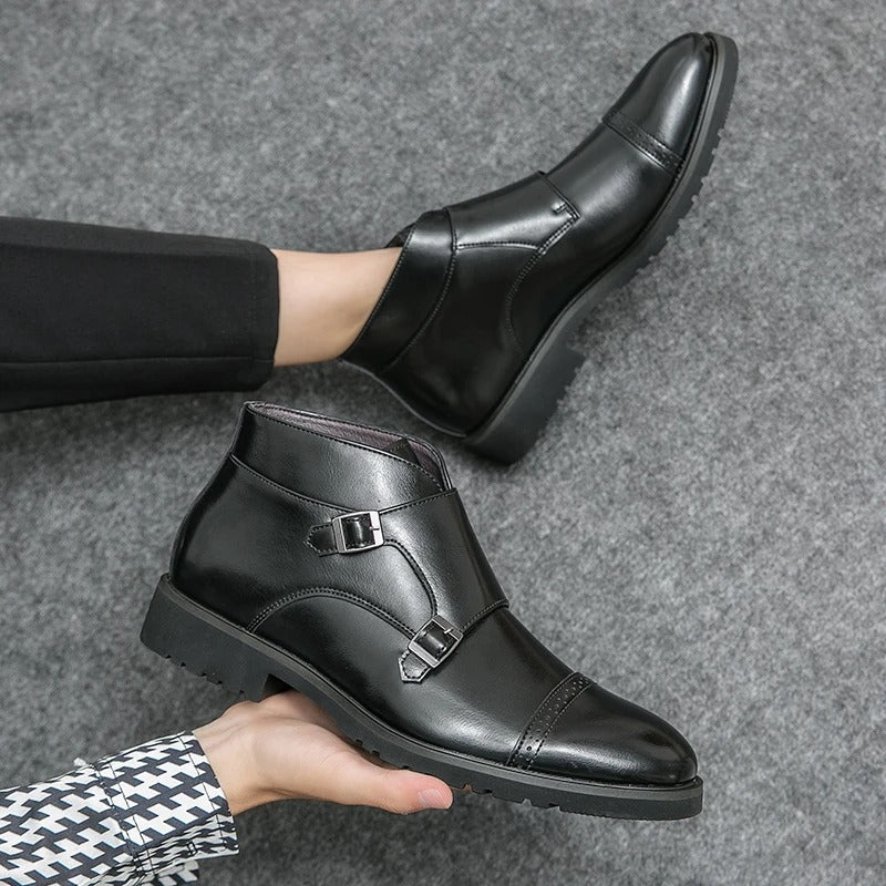 Stiefelette Herren | Glatte Front mit knöchelhohem Schaft