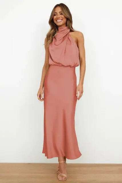 Kleid Damen | drapierter Halsbereich mit taillierter Linie