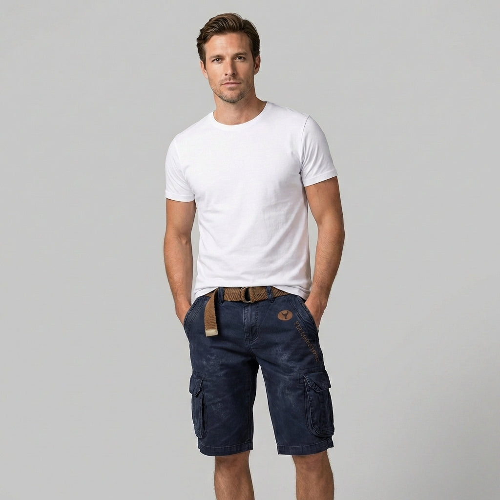 Herren Cargo Shorts | Seitentaschen und gerader Schnitt