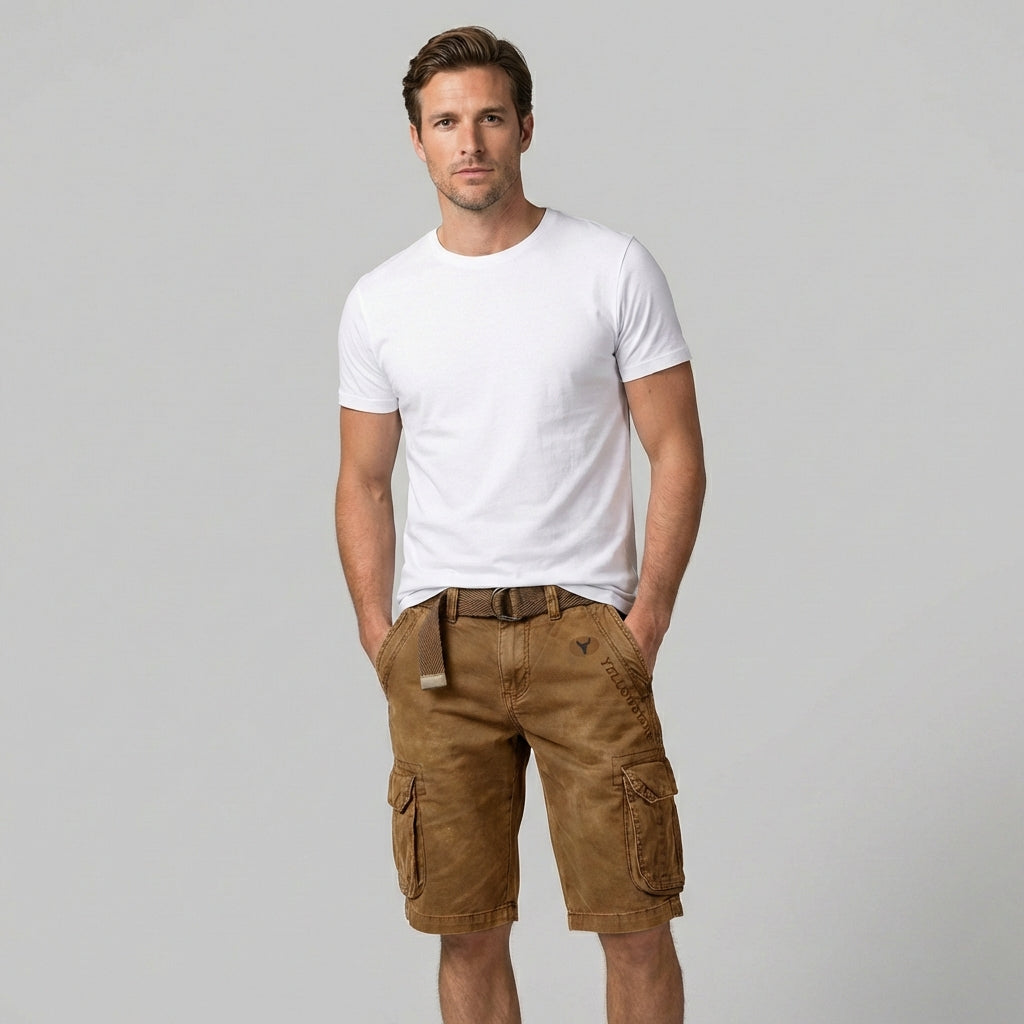 Herren Cargo Shorts | Seitentaschen und gerader Schnitt