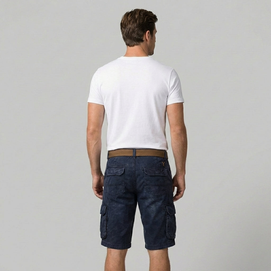 Herren Cargo Shorts | Seitentaschen und gerader Schnitt
