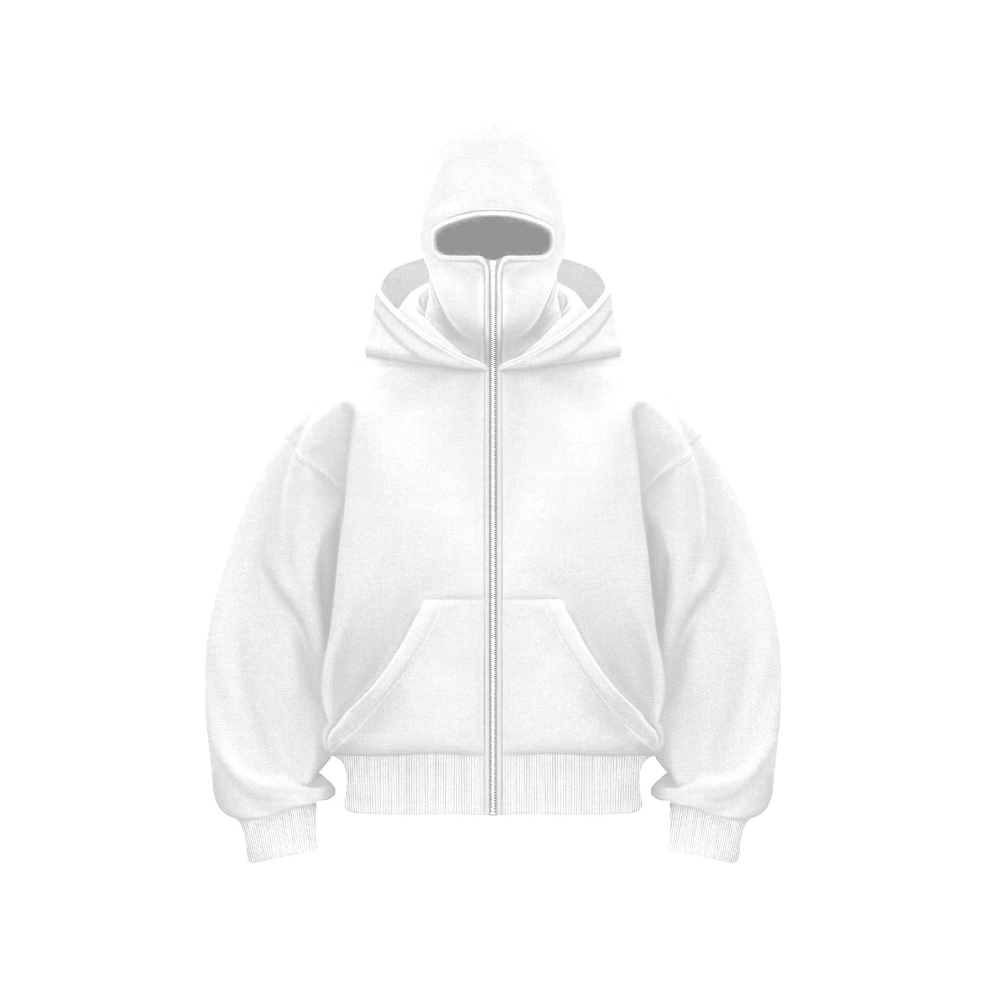 Herren Jacke | Reißverschluss mit Kapuze und Fronttasche