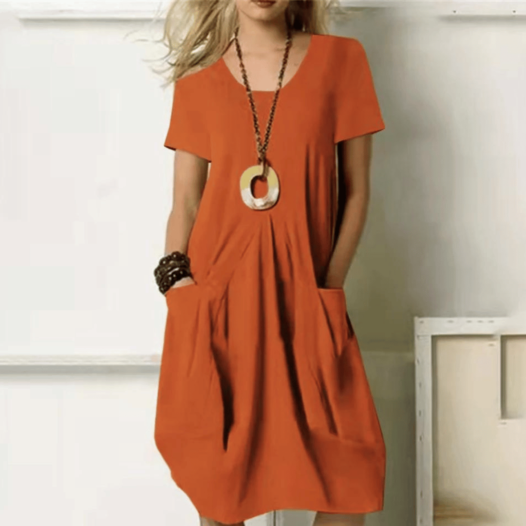 Damenkleid | Einteilige Ausführung mit gerader Form