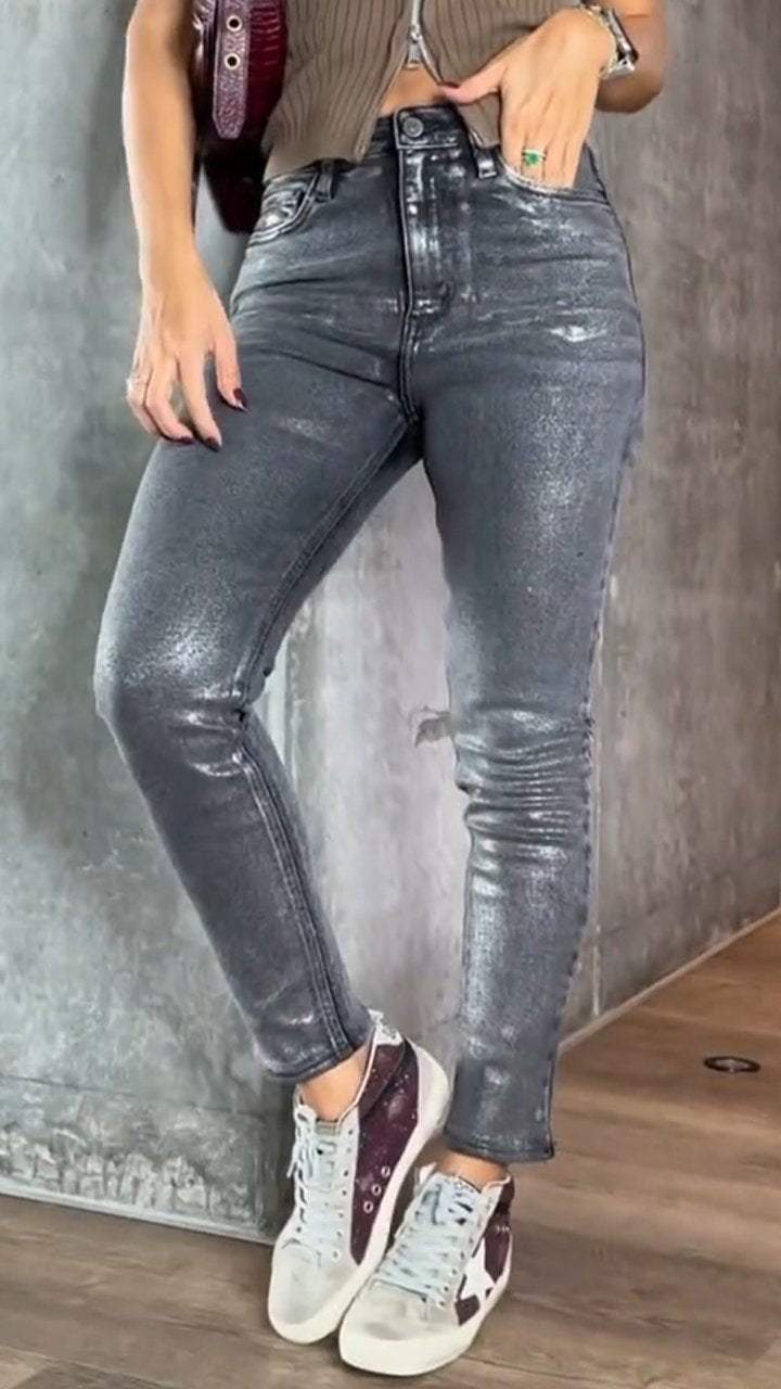 Damen Hose | mittlere Leibhöhe mit gerader Beinführung