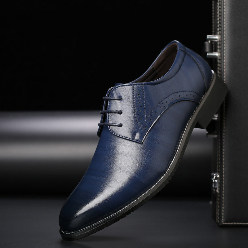 Herren Schuhe | Offene Schnürung mit glatter Vorderpartie