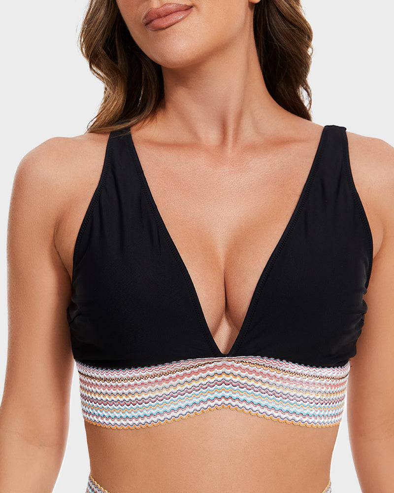Damen Bikini | Zweiteilig mit hoher Taille und Halteform