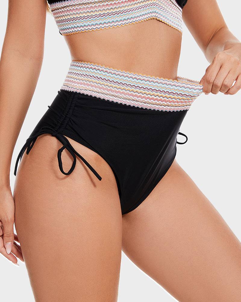 Damen Bikini | Zweiteilig mit hoher Taille und Halteform