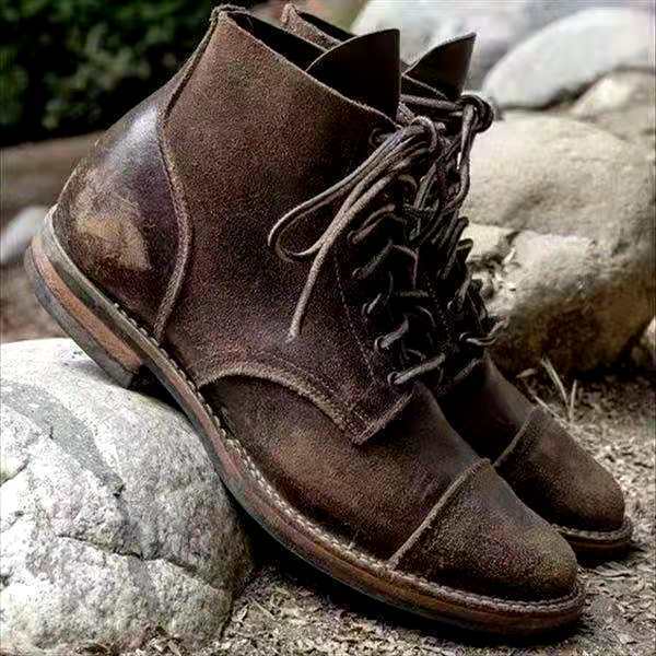 Herren Schuhe | Schnürsystem mit knöchelhoher Form