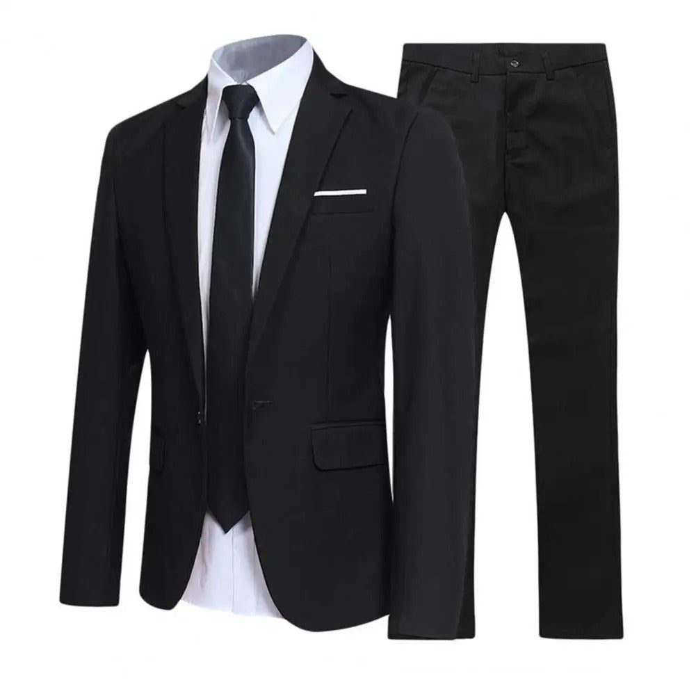 Herren Anzug | zweiteiliges Set mit schlanker Passform