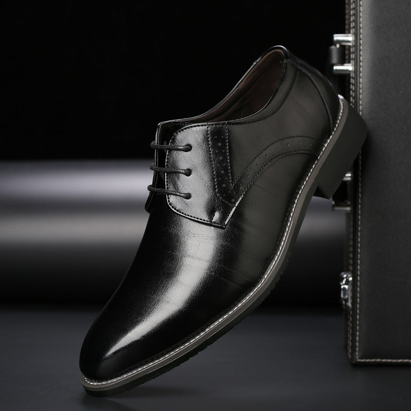 Herren Schuhe | Offene Schnürung mit glatter Vorderpartie