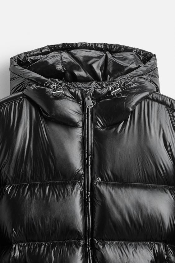 Herren Pufferjacke | gesteppte Fläche mit gerader Linienführung
