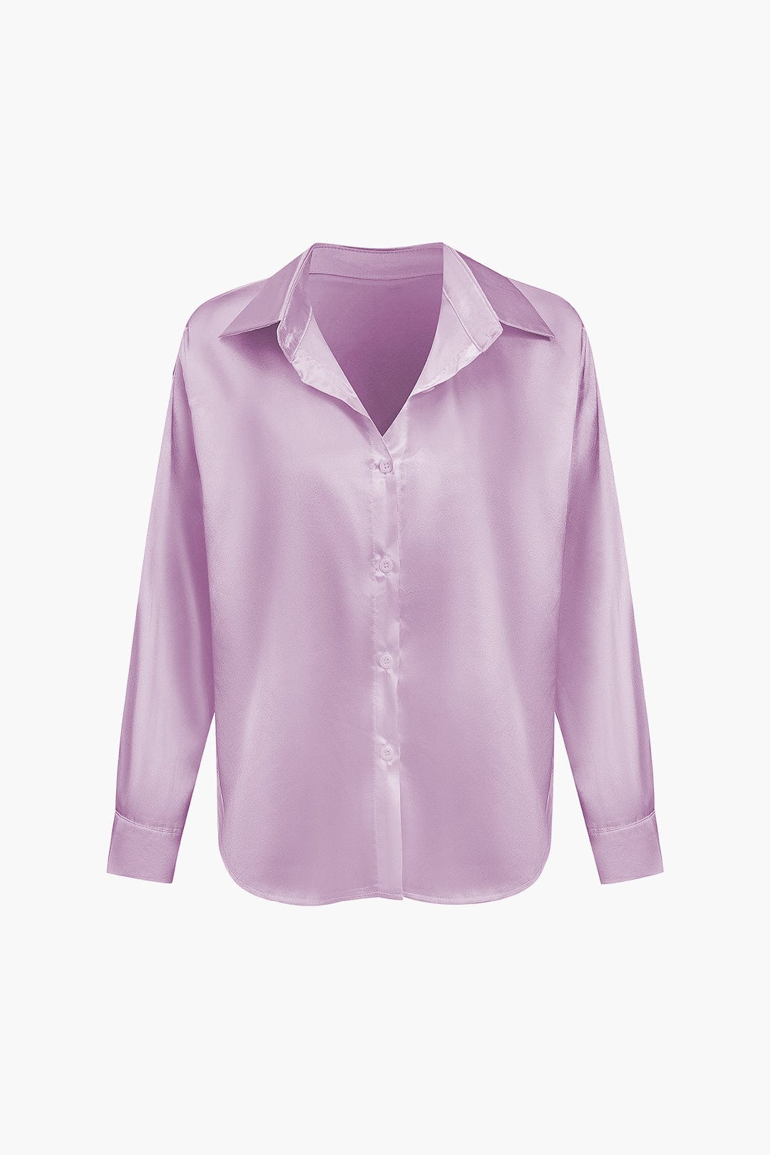 Damen Bluse | Langarm mit Kragen und Frontbindung