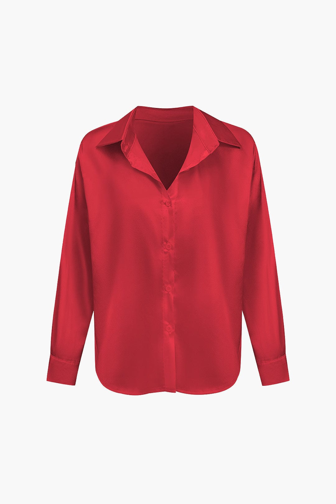 Damen Bluse | Langarm mit Kragen und Frontbindung