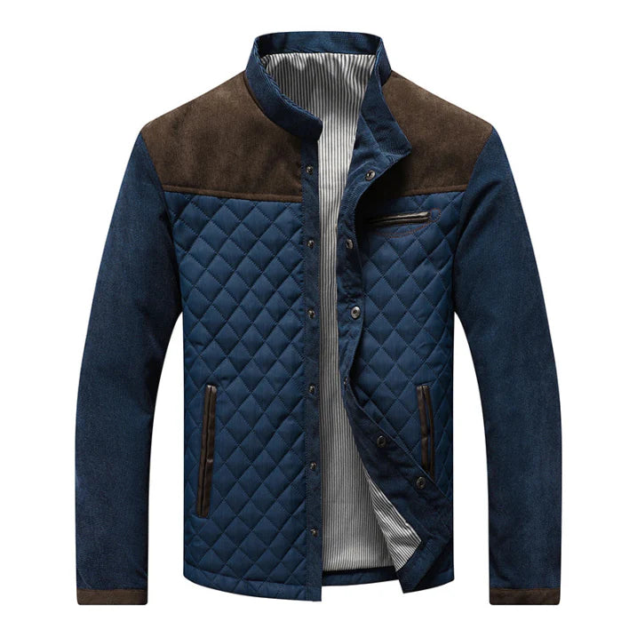 Herren Steppjacke | kompakter Schnitt mit geschlossener Front