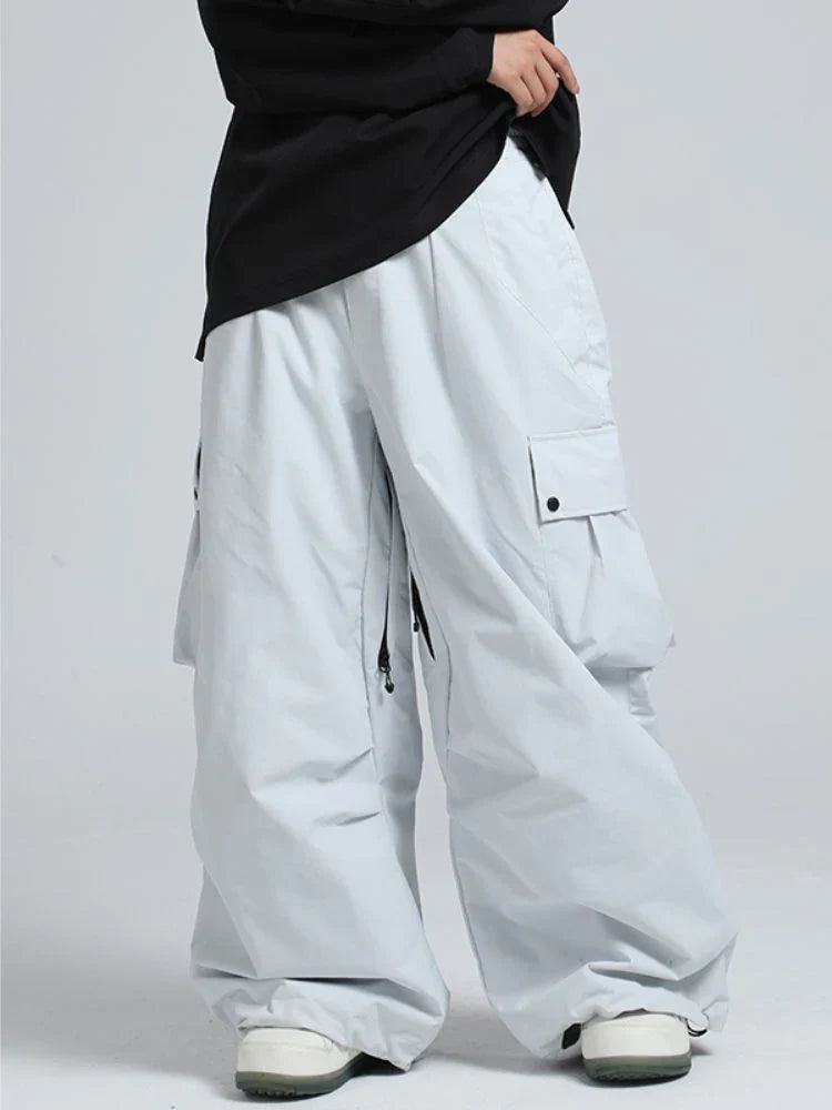 Unisex Hose | baggy Passform mit hohem Bund und Cargotaschen