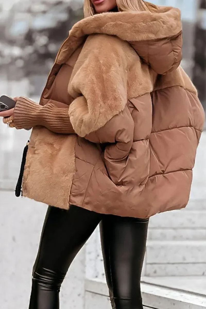 Damen Bomberjacke | Kapuze und Lässiger Schnitt