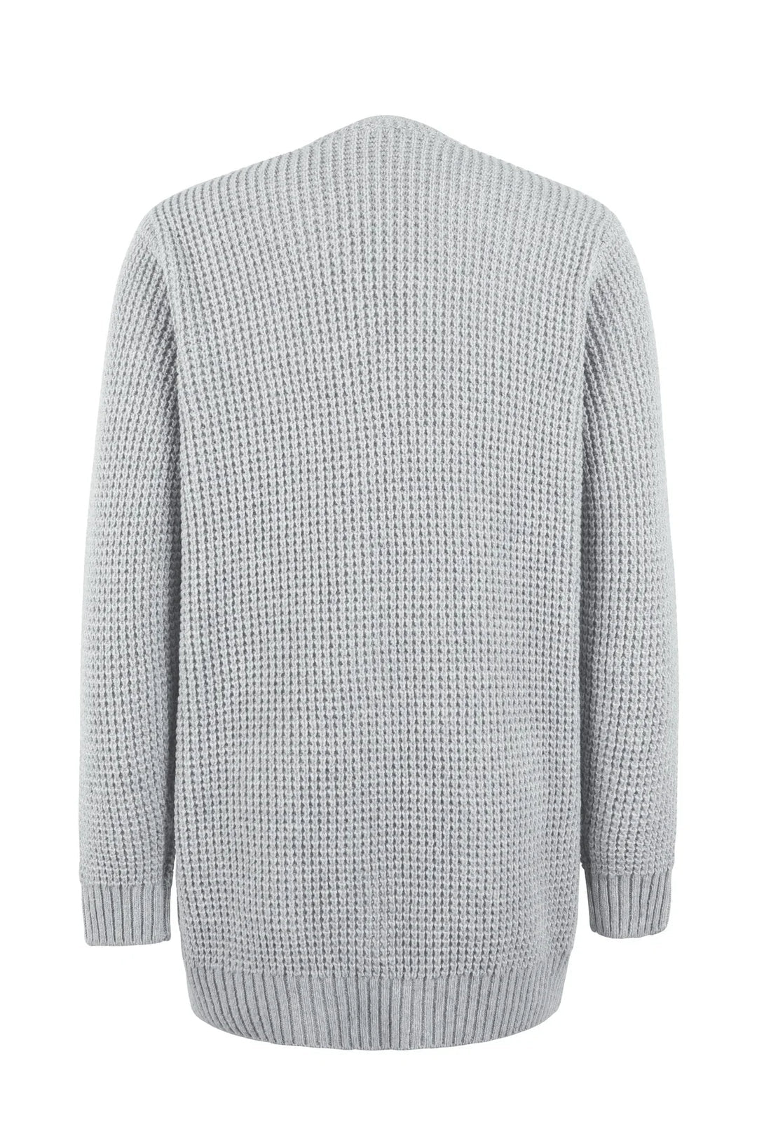Strickjacke Damen | Offene Front mit Taschen