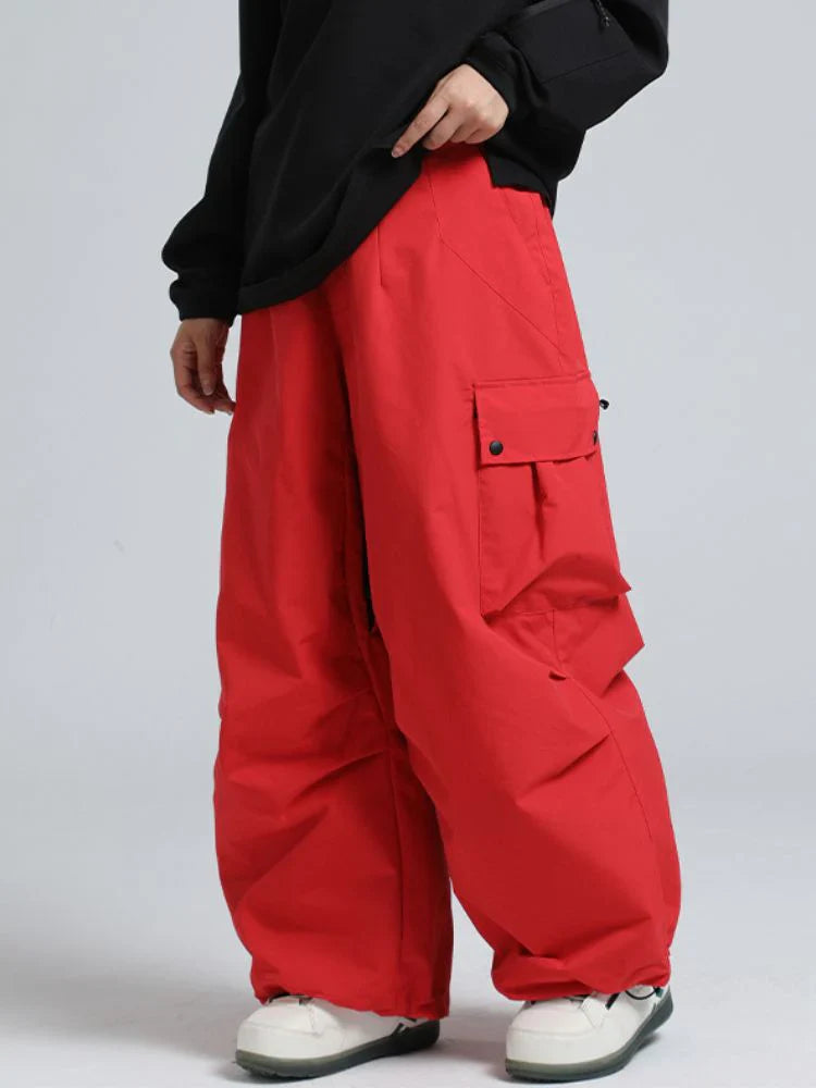 Unisex Hose | baggy Passform mit hohem Bund und Cargotaschen