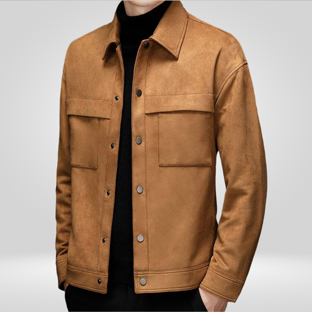 Jacke Herren | Utility-Form Funktionstaschen Gerader Schnitt