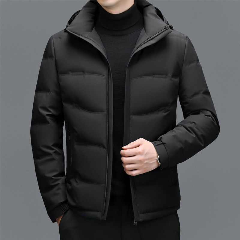 Herren Jacke Stepp | Kapuze und verschlossener Frontbereich