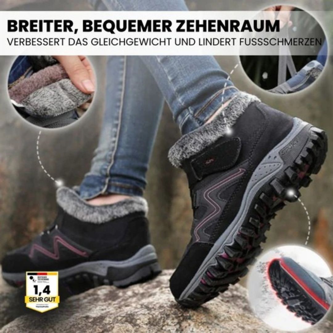 Damen Winterstiefel | knöchelhohe Ausführung mit Profilsohle