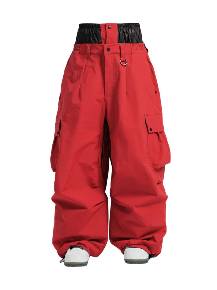 Unisex Hose | baggy Passform mit hohem Bund und Cargotaschen