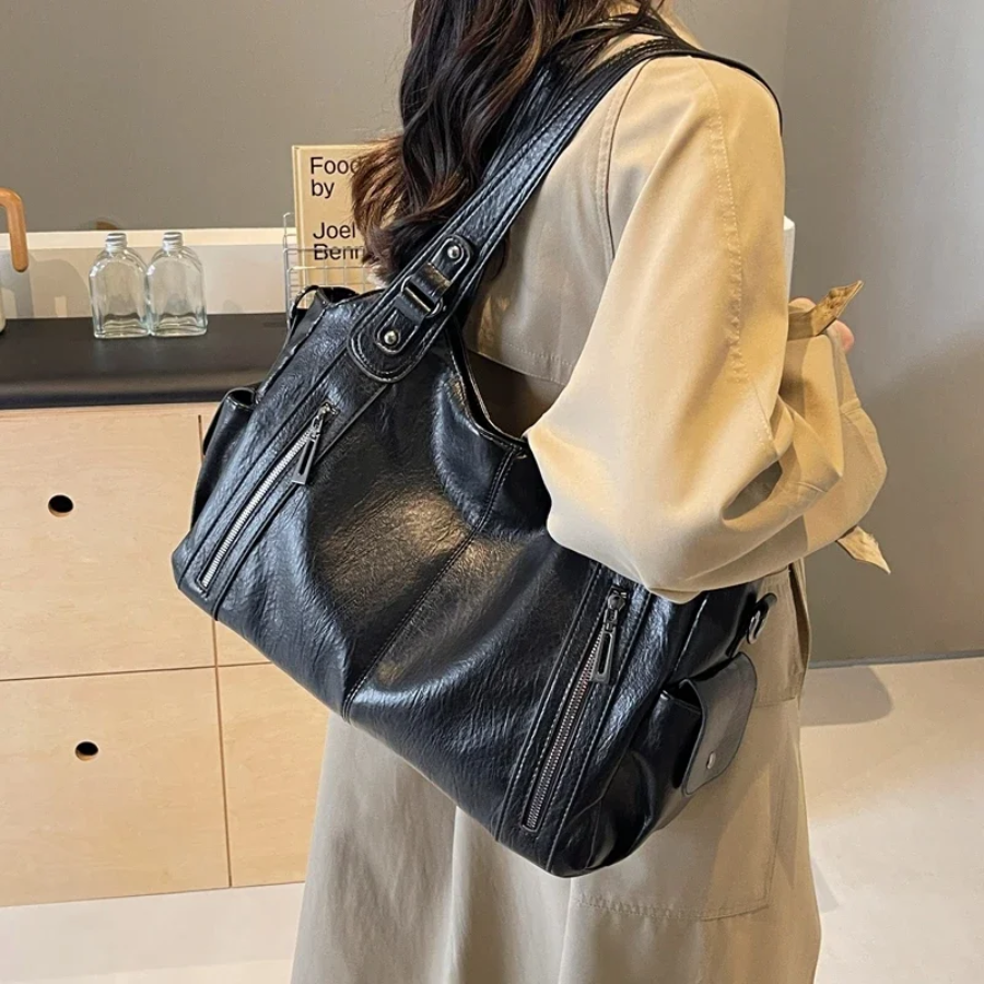 Damen Tasche | Schultertaschen-Form mit verstellbarem Riemen