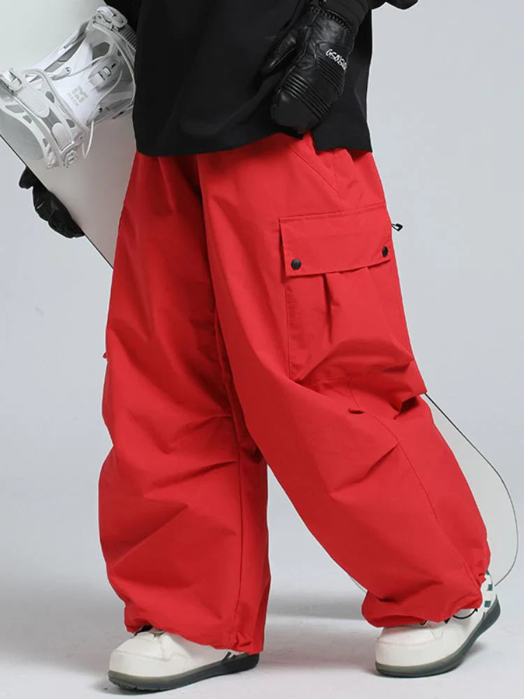 Unisex Hose | baggy Passform mit hohem Bund und Cargotaschen