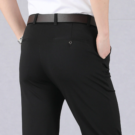 Herrenhose | Gerade Beinführung und Taschenanordnung